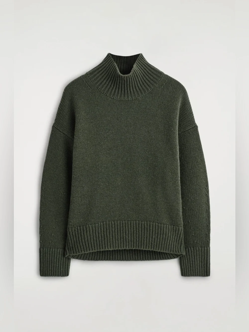 COS Chunky Funnel-Neck Wool Sweater